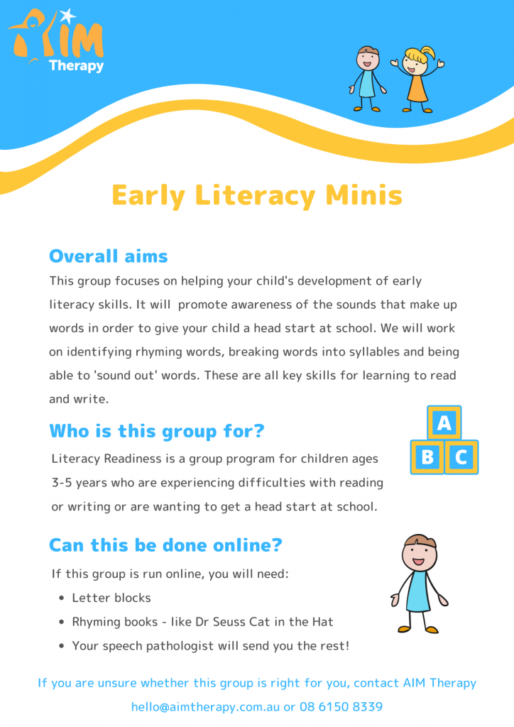 Early Literacy Minis