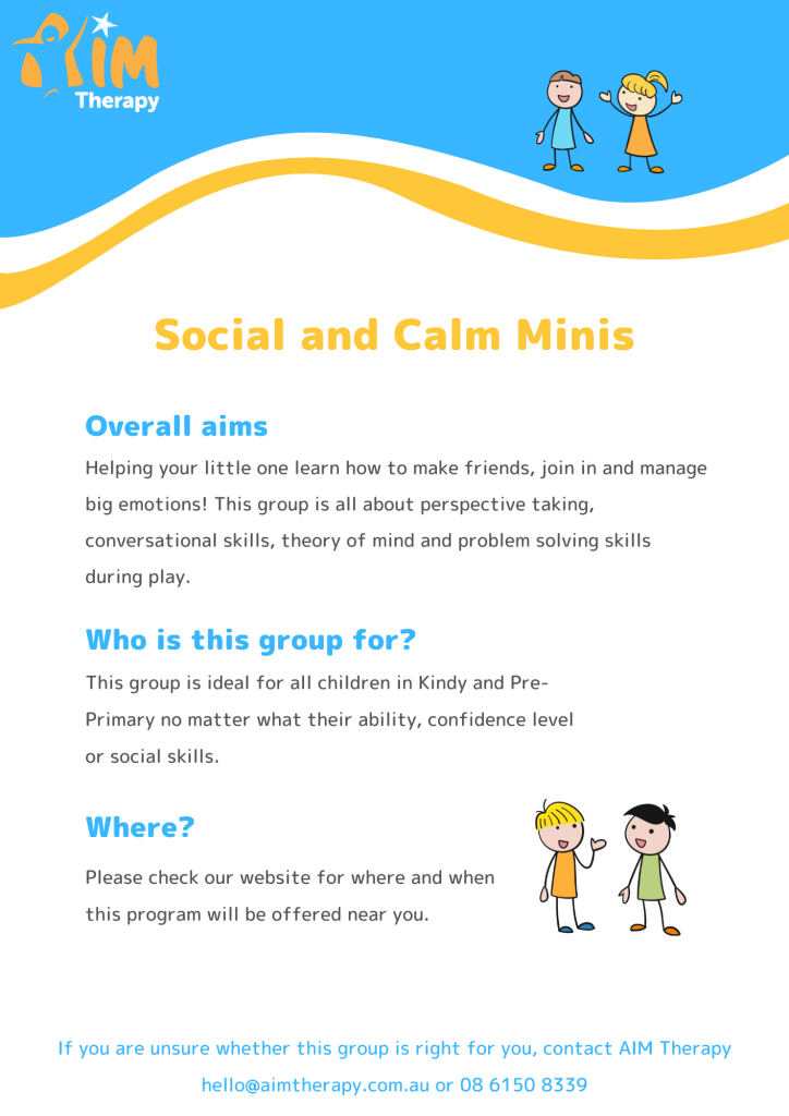 Social and Calm Minis Aim Therapy