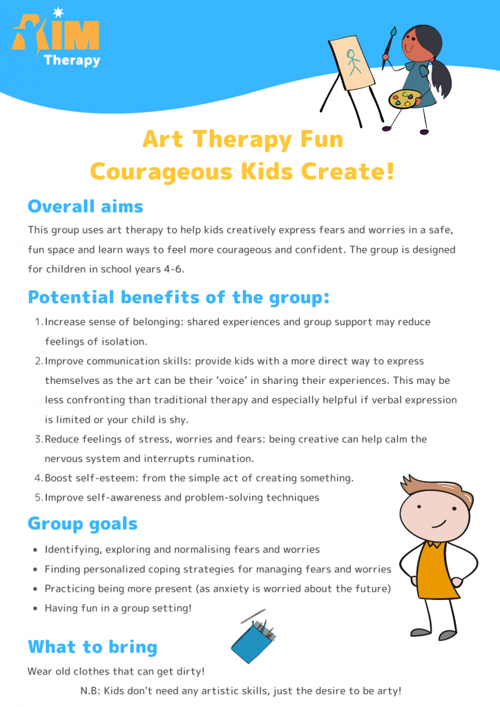 Art Therapy Group information sheet updated