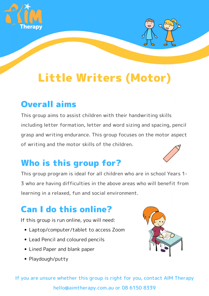 Little Writers Motor