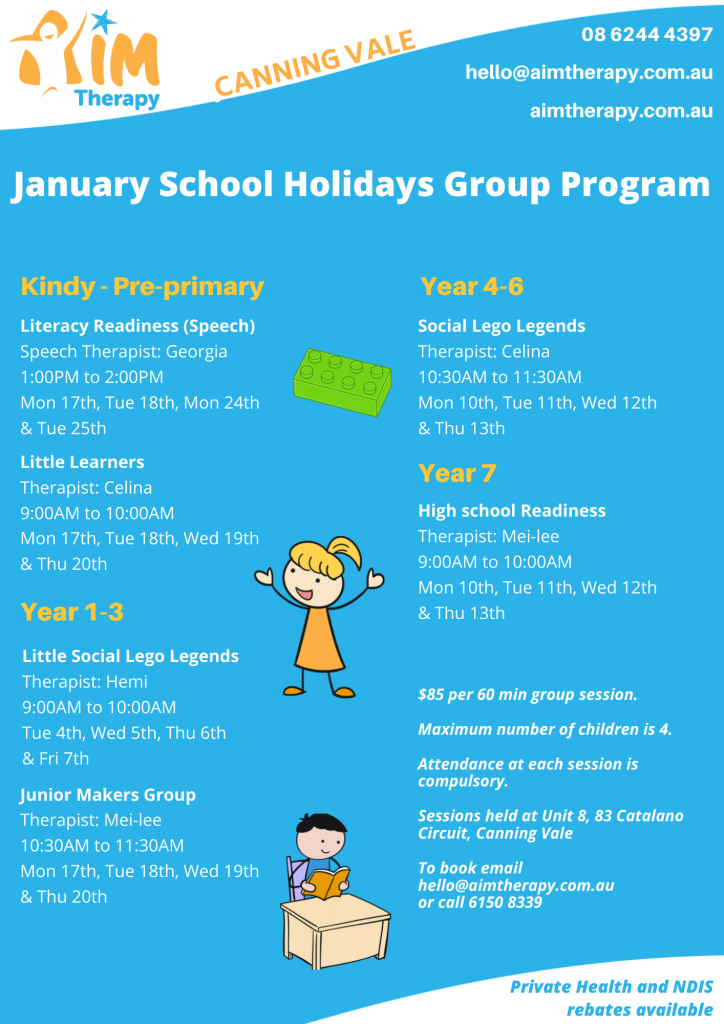 Canning Vale Jan Holiday Groups